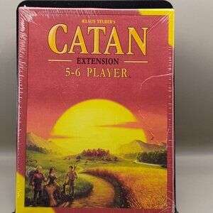 NIP Catan 5 to 6 player extension pack by Klaus Teuber 3072 Made USA 2016 sealed